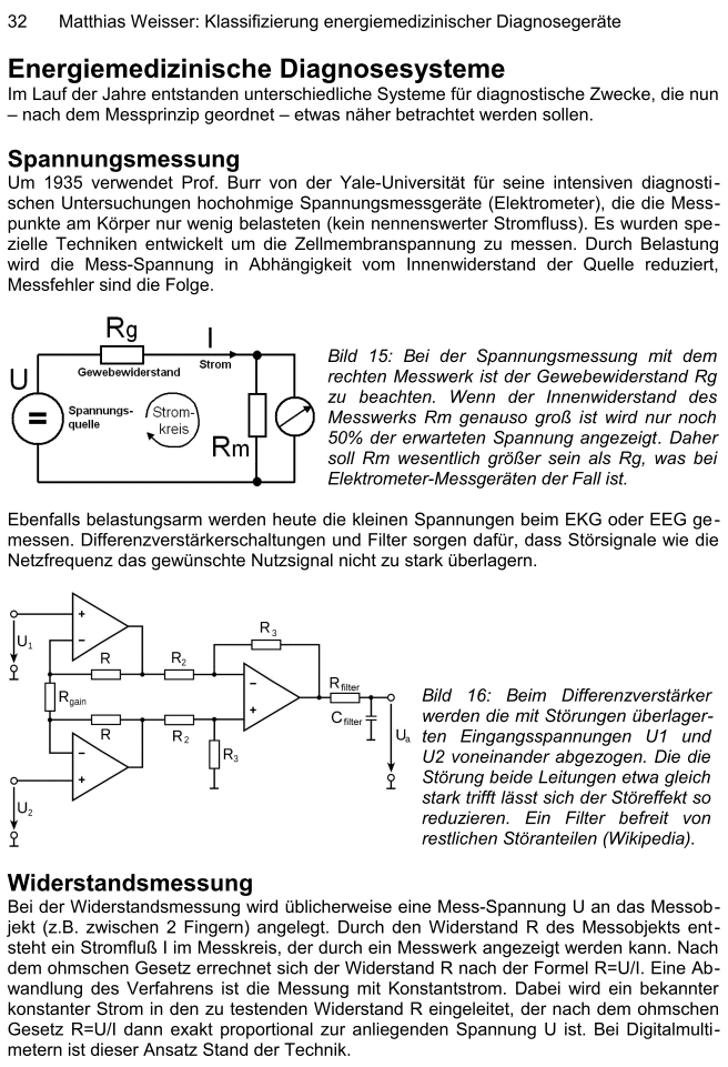 Energiemedizin Diagnose